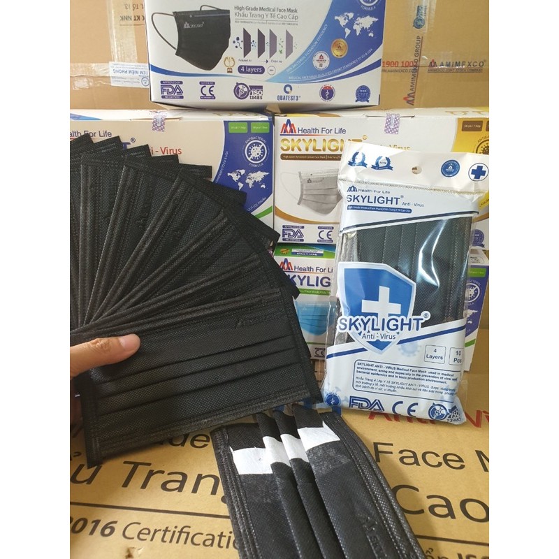 Khẩu trang y tế Như Ý, GIA MY 4 lớp hang chính hãng 1 hộp 50 cái