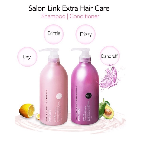 Dầu gội Salon link extra siêu dưỡng phục hồi tóc hư tổn (dung tích 1000ml)