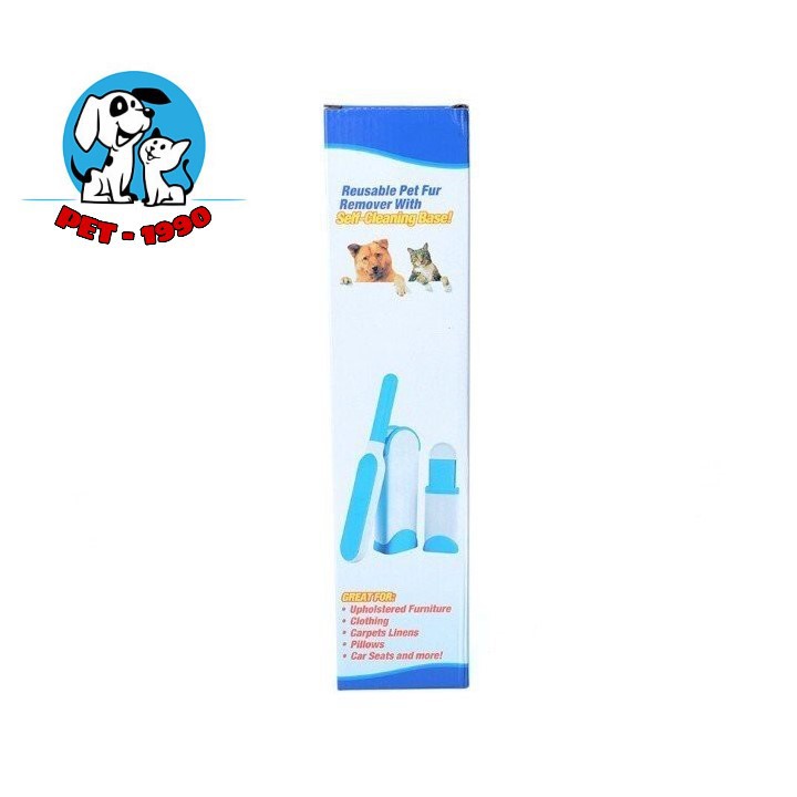Bàn Chải Lấy Lông Chó Mèo Hàng Dày Gồm 1 Cây Lớn Và 1 Cây Nhỏ