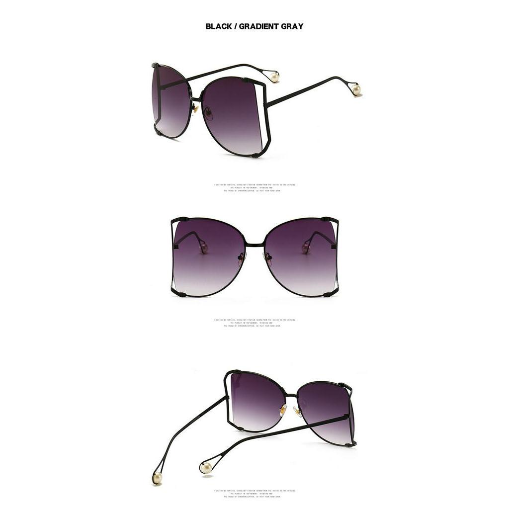 Kính mát gọng kim loại phong cách độc đáo thời trang dành cho cả nam và nữ