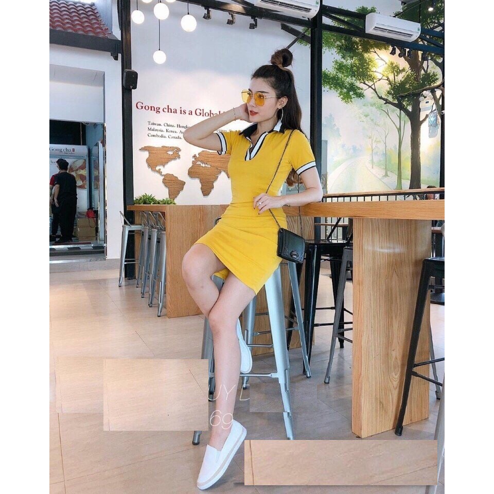 Áo váy thun body siêu xinh