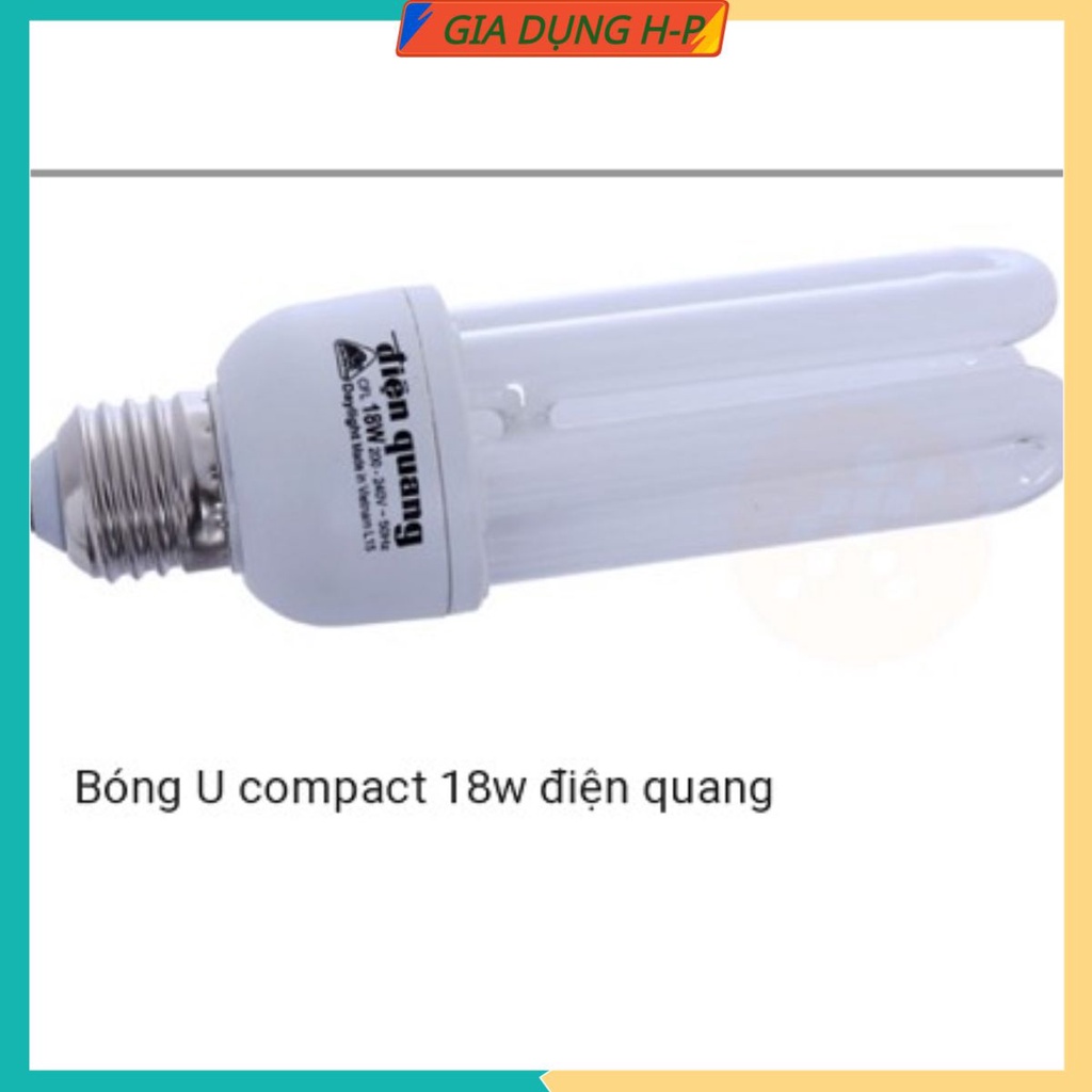 Bóng U compact 18w điện quang