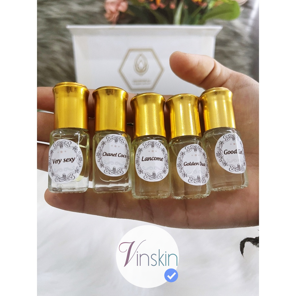 Set 5 Mùi Hương Tinh Dầu Dubai - Hàng loại 1