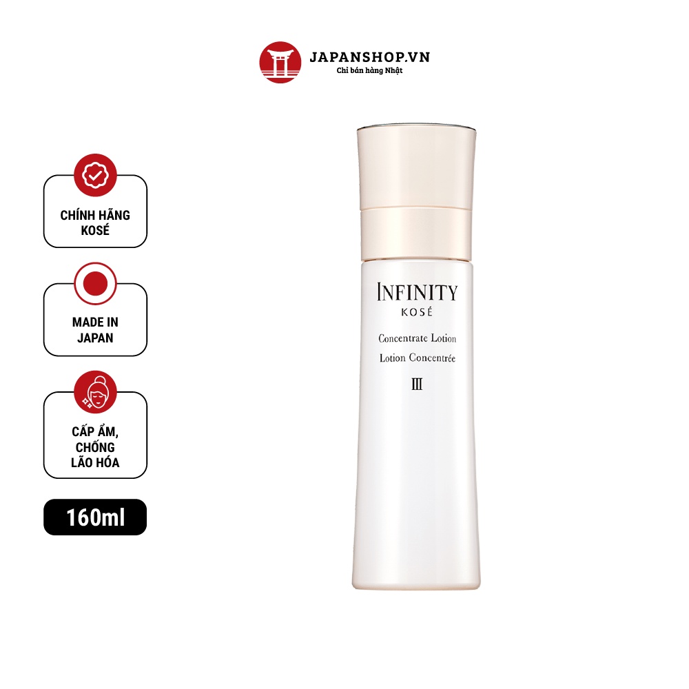 Lotion Cung Cấp Nước Dưỡng Ẩm Và Tái Tạo Da Cao Cấp Nhật Bản Kosé Infinity 160ml