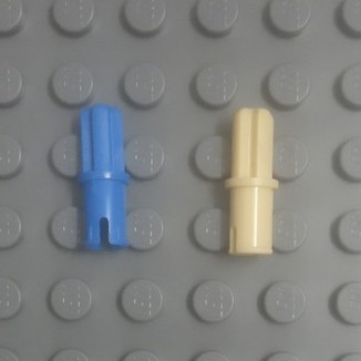 Đồ Chơi  Chính Hãng Technic, Axle 1L with Pin with or without Friction Ridges