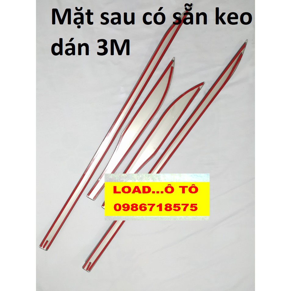 Nẹp Sườn Vinfast Fadil 2022-2019 Mạ Crom Cao Cấp