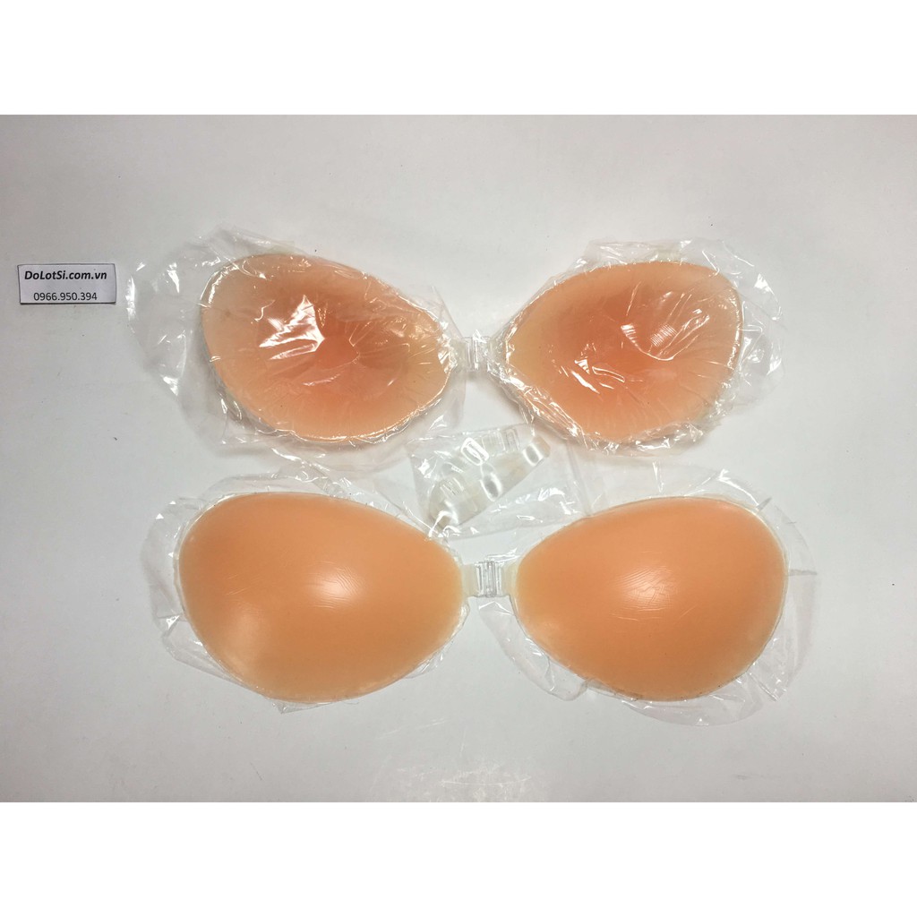 Áo Bra dán ngực silicon Thái Lan loại 1 màu hồng siêu dính, siêu đẩy