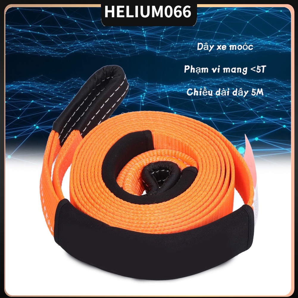 kéo dây dây căng thẳng 5 mét Phạm vi trọng lượng 5 tấn Chịu nhiệt và chống mài mòn Helium066