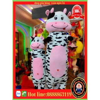 GẤU BÔNG BÒ SỮA GỐI ÔM VẢI THUN 4 CHIỀU SIÊU MỀM MỊN