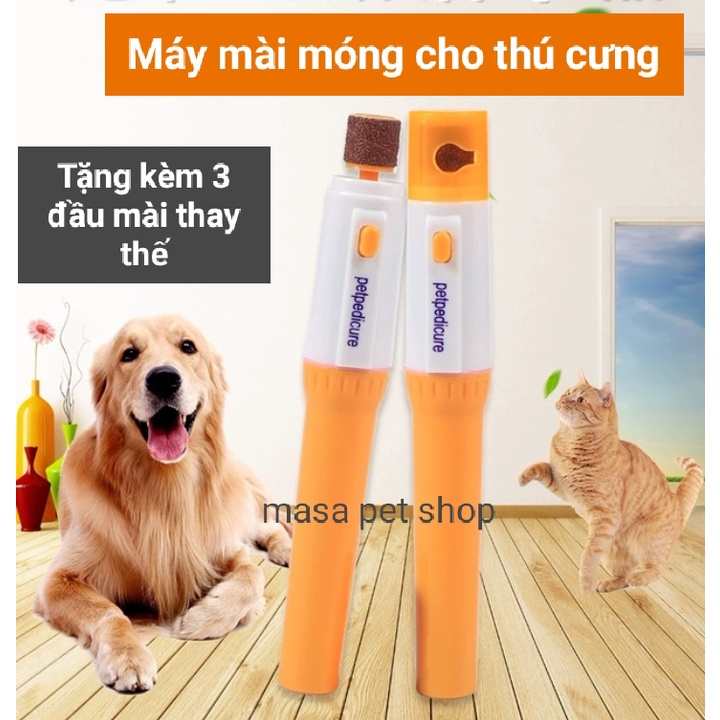 Máy mài móng cho chó mèo thú cưng tự động chạy bằng pin - Hàng loại 1