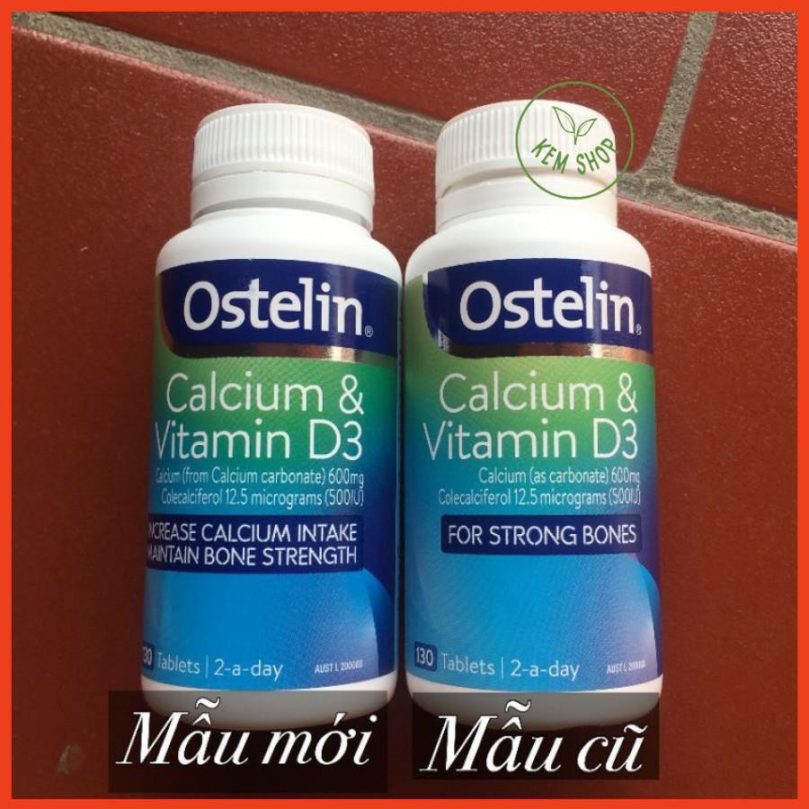 [Cam Kết Hàng Auth] Canxi bầu Ostelin Calcium & Vitamin d3 bổ sung Canxi, D3 cho bà bầu, mẹ cho con bú