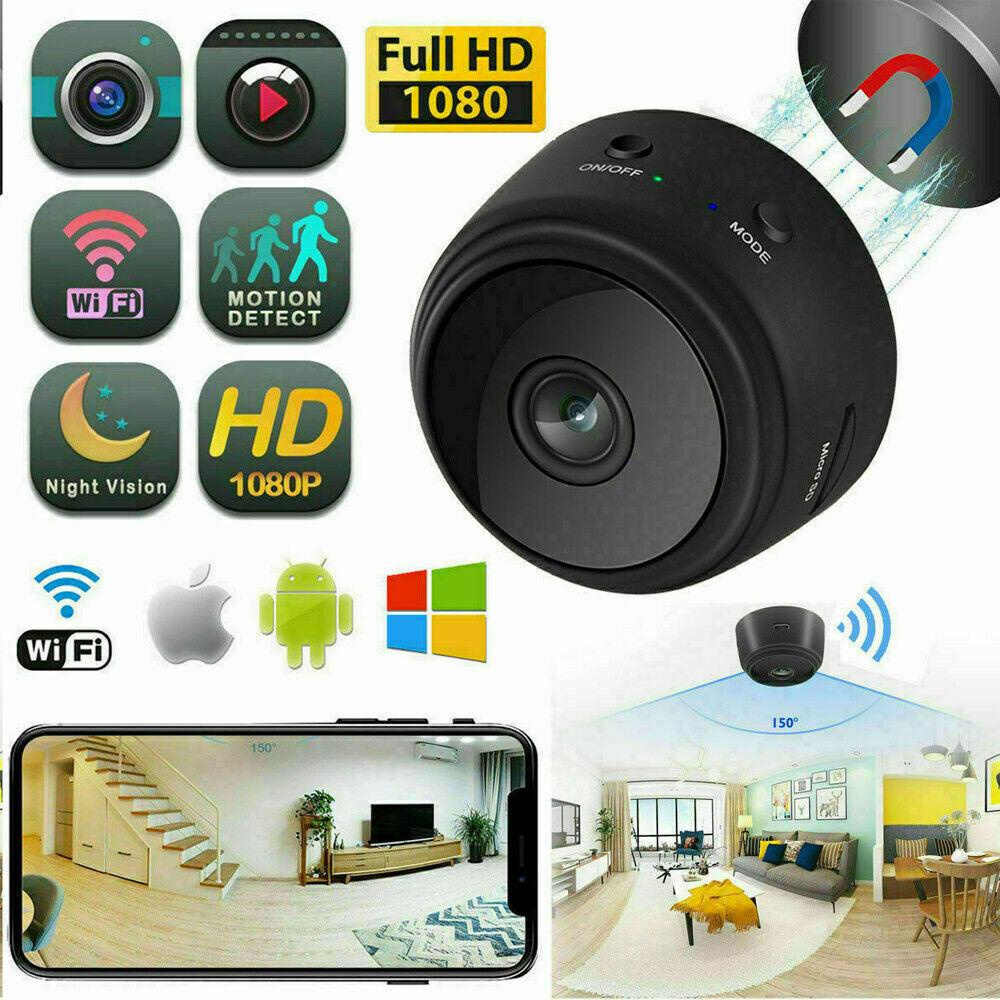 Camera Gián Điệp Không Dây Full Hd 1080p A9 Wifi Ip