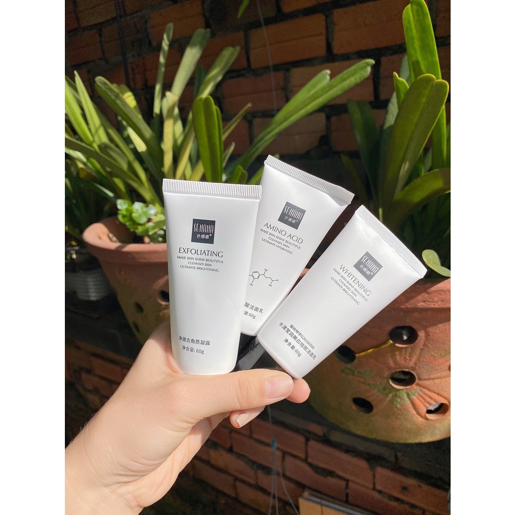 Sữa Rữa Mặt SENANA Tẩy Tế Bào Chết EXFOLIATING 60g Auth Nội Địa sỉ tốt - GIÁ GỐC 12