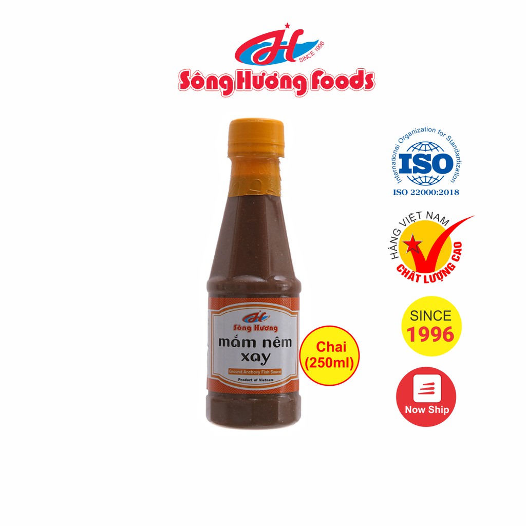 Mắm Nêm Xay Sông Hương Foods Chai 250ml - Chấm gỏi cuốn, bún , thịt luộc , tốt tiêu hóa