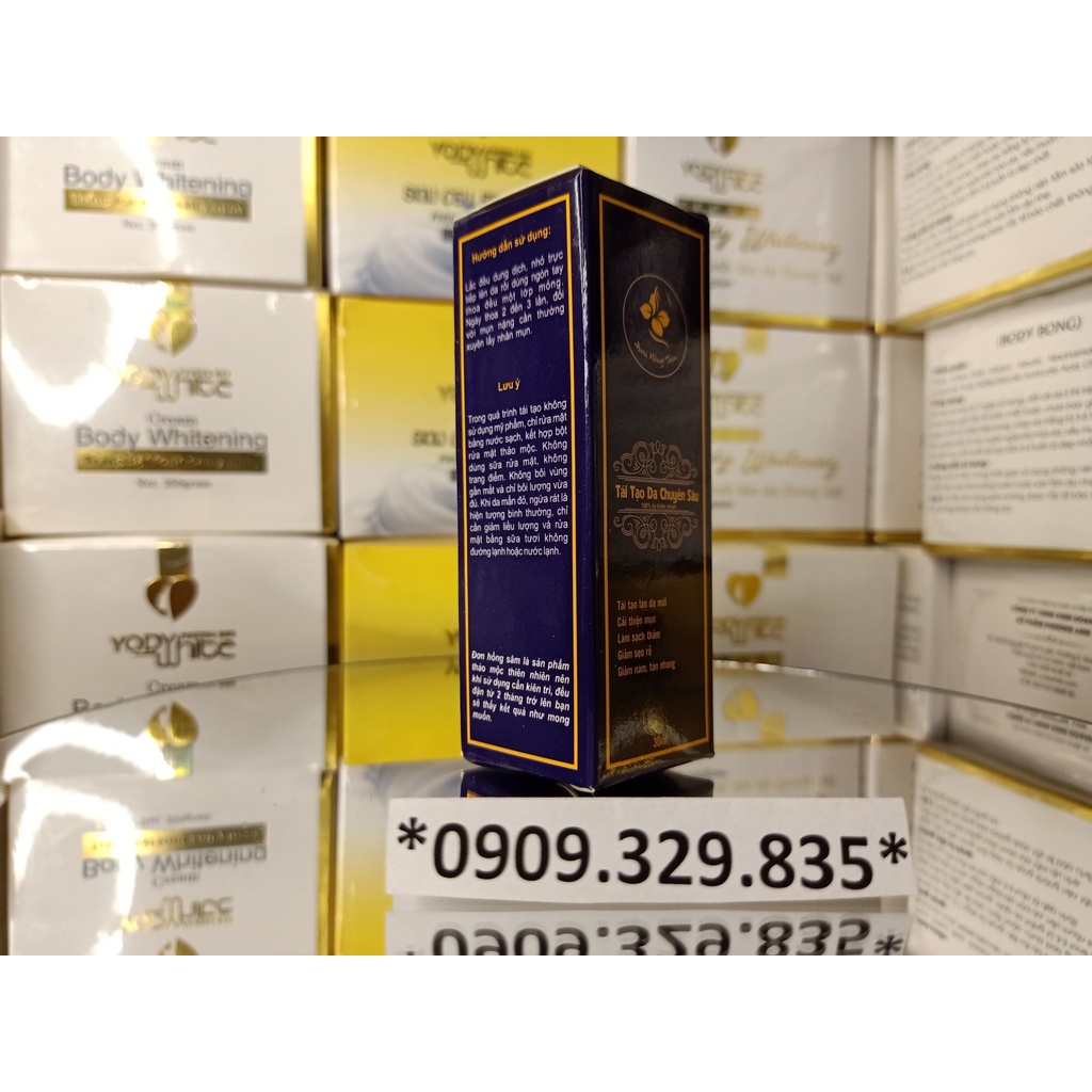 TÁI TẠO DA ĐƠN HỒNG SÂM 30 ML - SẠCH MỤN THÂM NÁM TÀN NHANG