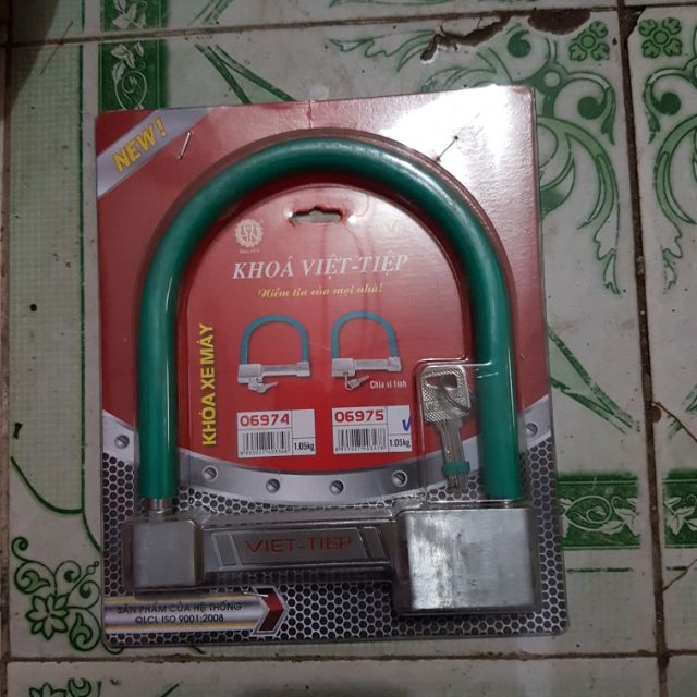 Khóa chữ U xe máy 06975 việt tiệp