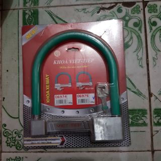 Khóa chữ U xe máy 06975 việt tiệp