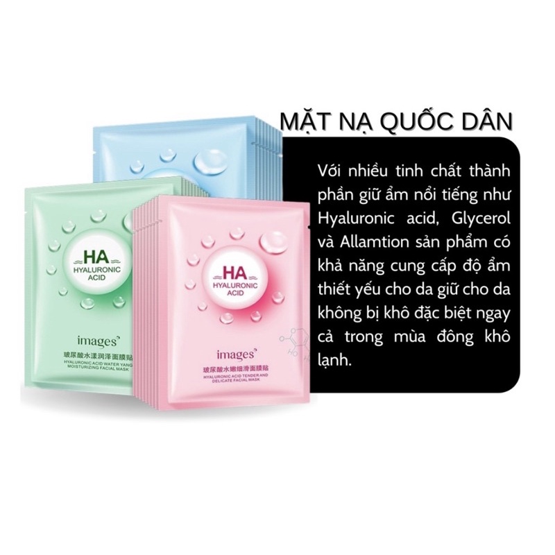 Mặt Nạ Cấp Ẩm Dưỡng Trắng HA