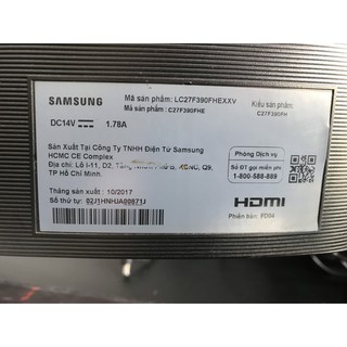 màn hình Samsung 27F390 27" cong / Full HD