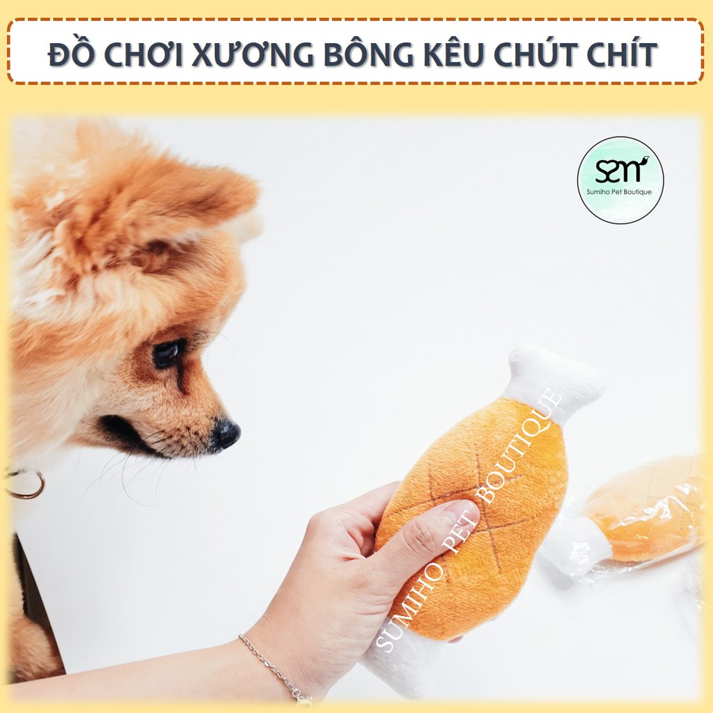 Đồ chơi tương tác với thú cưng Sumiho – Xương bông kêu chút chít