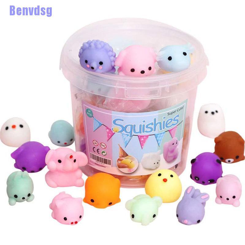 Bộ 24 Đồ Chơi squishy Hình Động Vật Dễ Thương