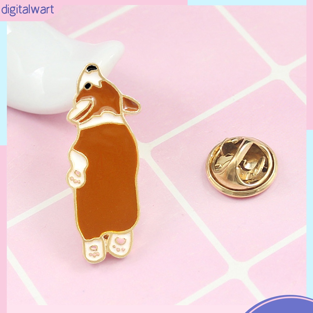 Ghim cài áo hình chú cún corgi dễ thương