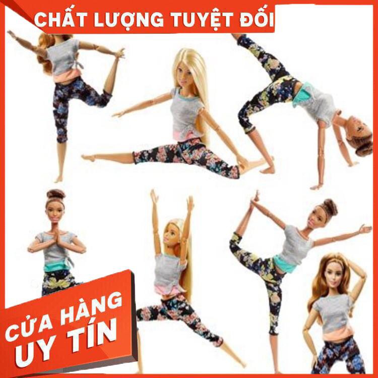 Búp bê Yoga Deluxe Barbie - Made to Move - Hàng chính hãng - Hàng nhập khẩu