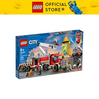 LEGO CITY 60282 Xe Đầu Kéo Chữa Cháy ( 380 Chi tiết) Bộ gạch đồ chơi lắp ráp cho trẻ em