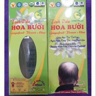 TINH DẦU HOA BƯỞI- MỌC TÓC, NGĂN RỤNG# Chai 80ml# TL 120gr# HSD 24 tháng