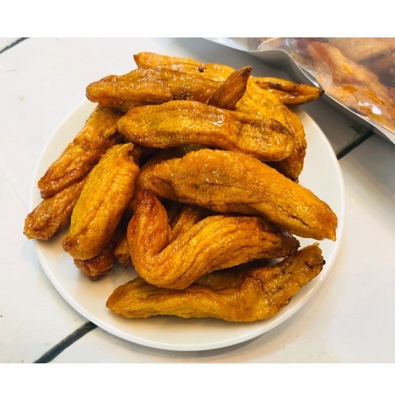 Chuối Sấy Dẻo Tự Nhiên  Loại 1 Hủ 500g