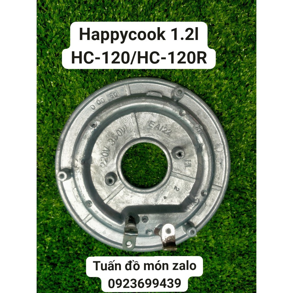 Mâm Nhiệt Nồi Cơm Điện Happycook 1.2L HC-120/HC-120R phụ kiện phụ tùng linh kiện chính hãng