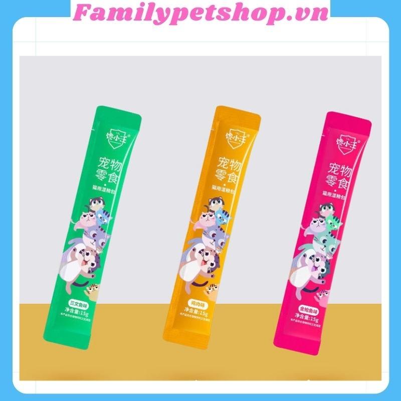 Combo 100 cây súp thưởng cho mèo Ciao thanh 15g-familypetshop.vn