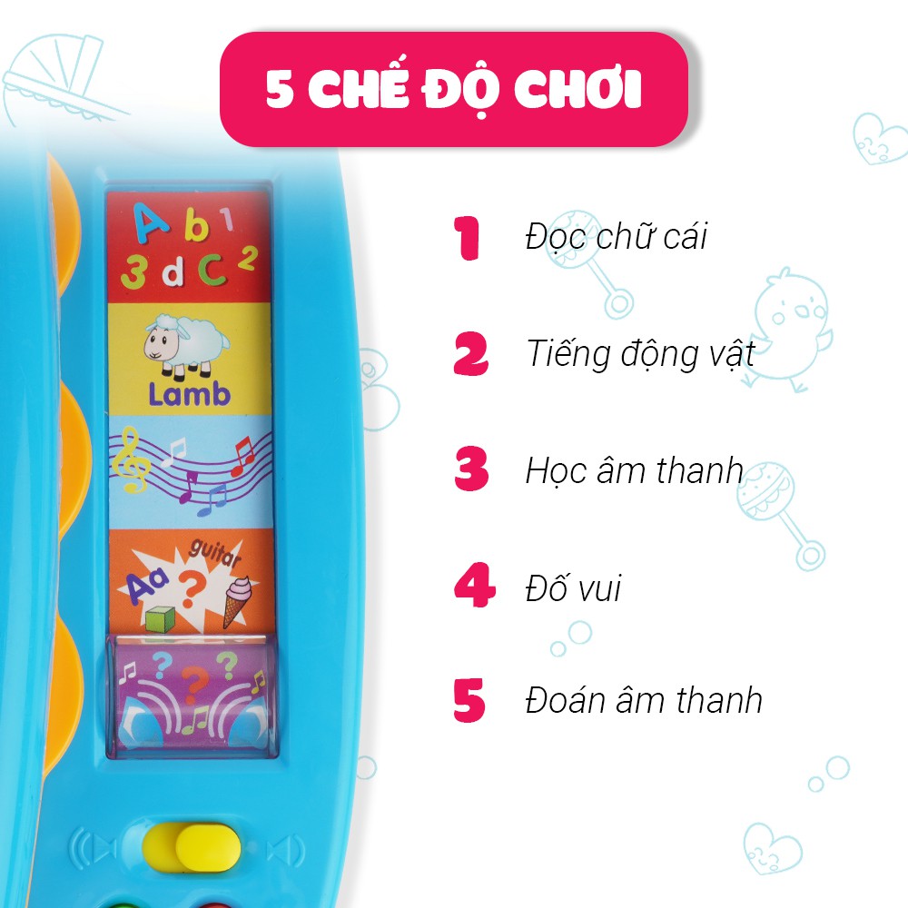 Đồ chơi giáo dục sớm cho bé sách dạy bé học tiếng Anh khởi đầu có nhạc Winfun 9019 - phát triển ngôn ngữ - kỹ năng