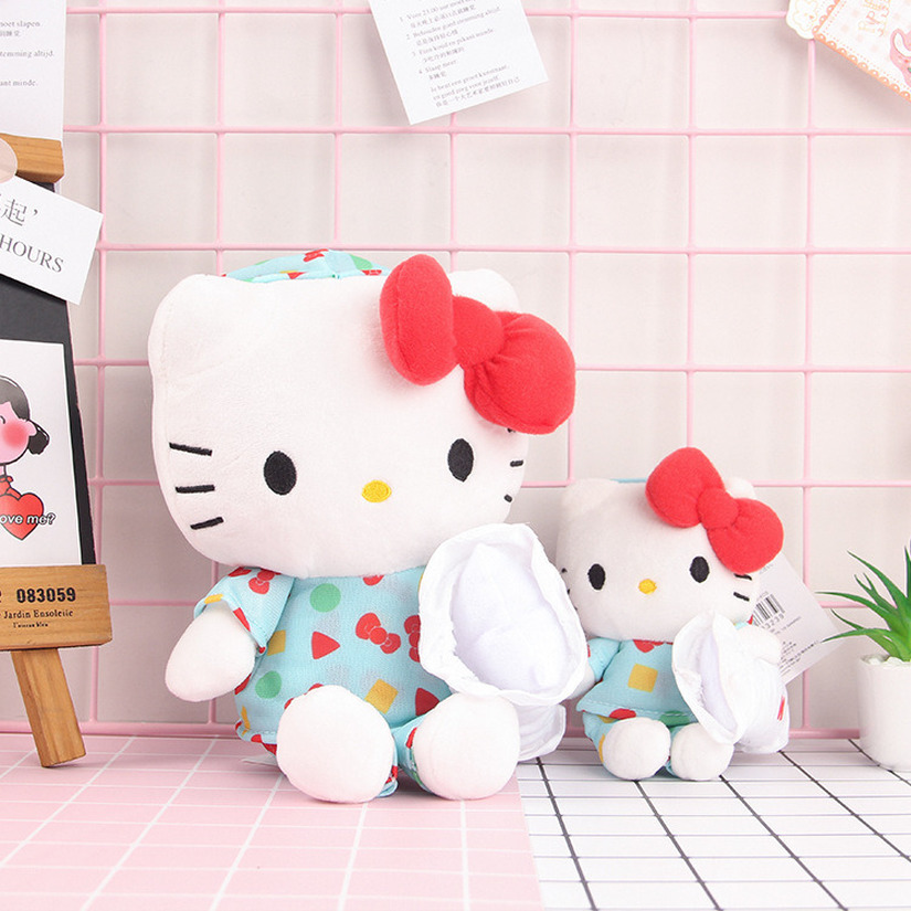 HELLO KITTY Búp Bê Nhồi Bông Hình Nhân Vật Shin-Chan Dễ Thương