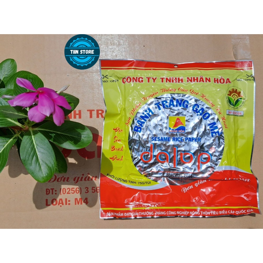 Bánh Tráng Nướng Gạo Mè Dalop Bình Định