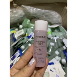Combo 3 chai mini size Toner Rose Mamonde [Mẫu dùng thử 25ml]