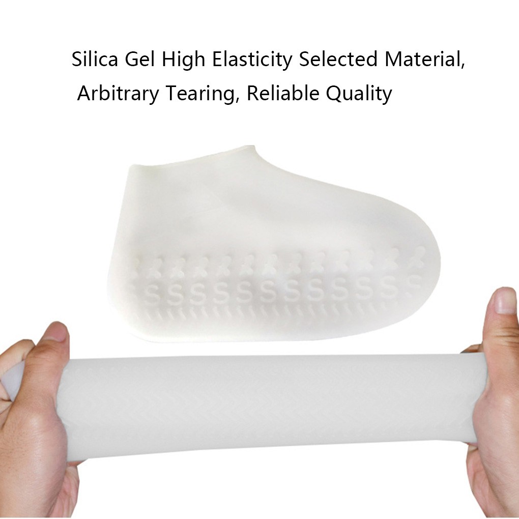 Vỏ bọc giày bằng silicon chống trượt bảo vệ đi trời mưa