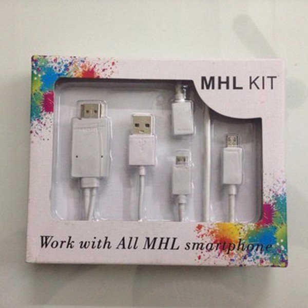 Dây MHL KIT chuyển đổi micro usb điện thoại sang HDMI (kết nối điện thoại với tivi)