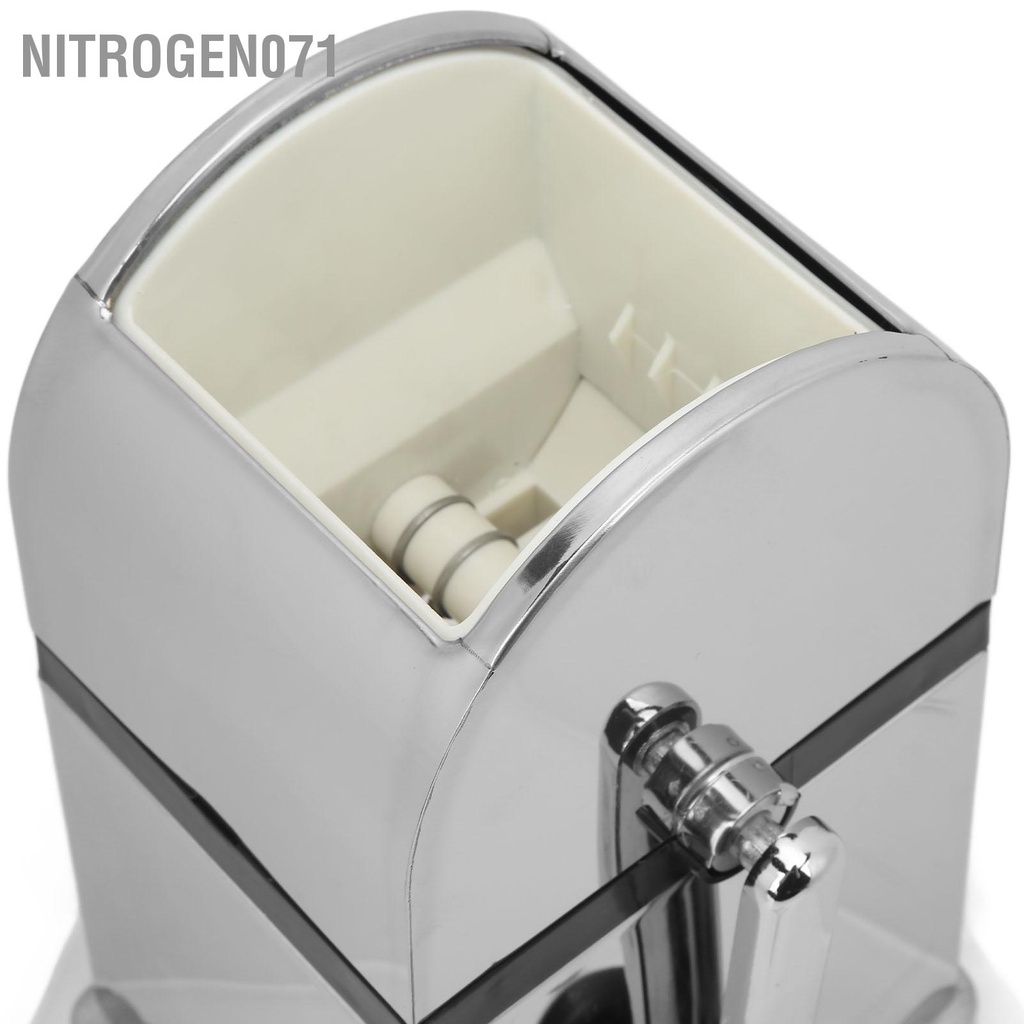 máy bào đá - Máy nghiền đá bằng tay Tiết kiệm sức lao động có nắp trong suốt cho nhà hàng quán bar - Nitrogen071