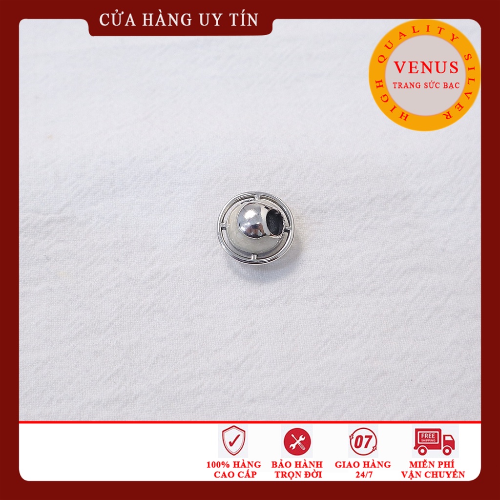 [Charm bạc 925 cao cấp] Charm bạc hình đĩa bay- Mã sản phẩm VENUSS19