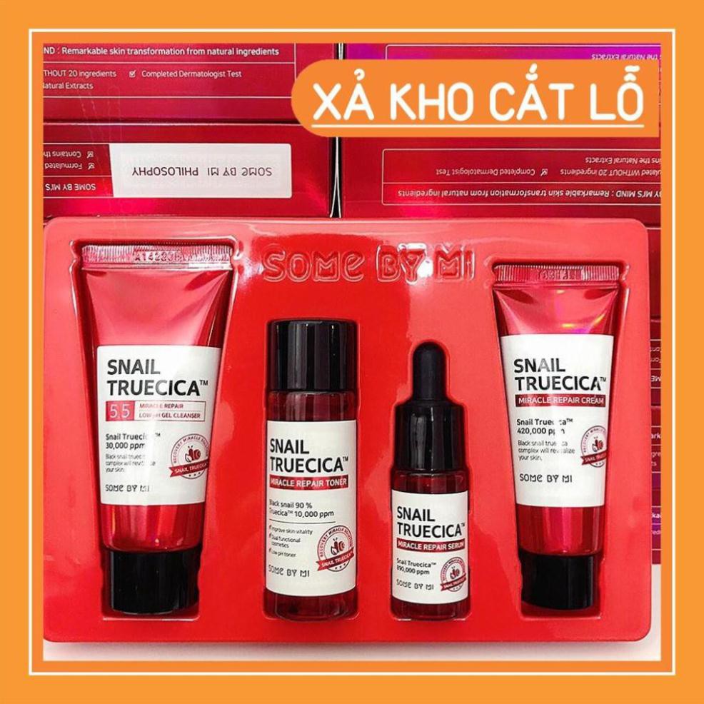 Set 4 Món Some By Mi SNAIL TRUECICA Miracle Repair Starter Kit