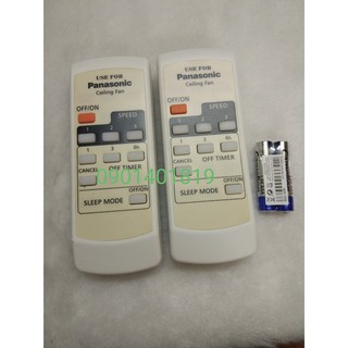 Điều Khiển Quạt Trần Panasonic mới