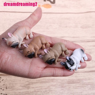 Mô Hình Chó Bull Đang Ngủ Dễ Thương
