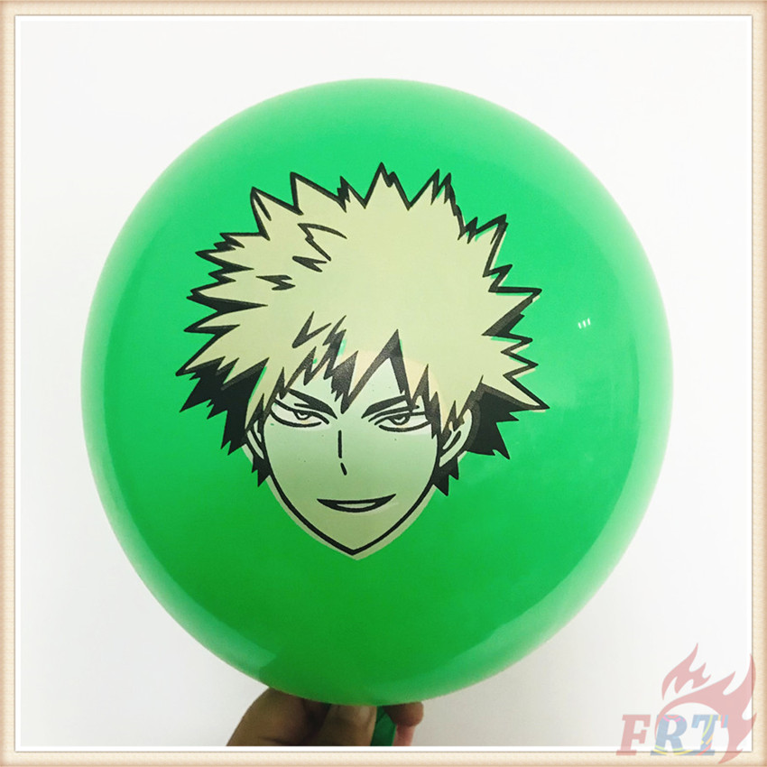 Bong bóng treo trang trí tiệc sinh nhật 12inch họa tiết anime My Hero Academia Series 02 từ cao su