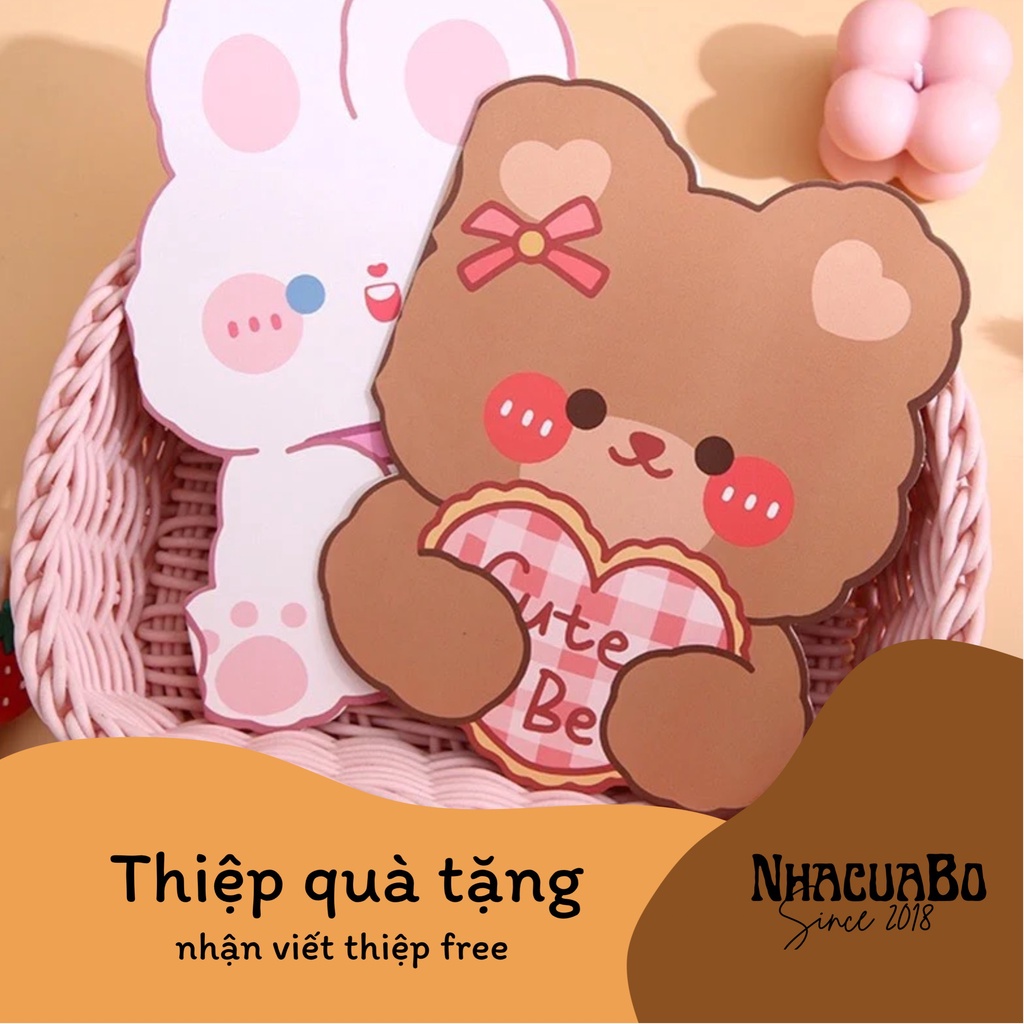 Thiệp Quà Tặng Sinh Nhật - Cảm Ơn Mini Dễ Thương