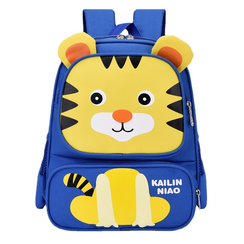 Balo cho bé mẫu giáo in hình động vật ngộ nghĩnh siêu nhẹ, túi trẻ em mầm non lớp lá đi học đi chơi