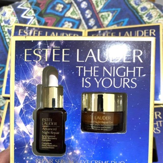 Set serum mặt và kem mắt Esste Lauder mini