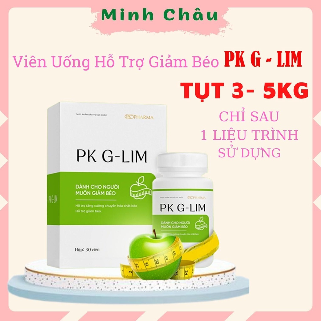 Viên Uống Giảm Cân Minhchaustore Viên Uống Giảm Cân PK G Lim Lamer Dr Lacir hỗ trợ giảm béo an toàn