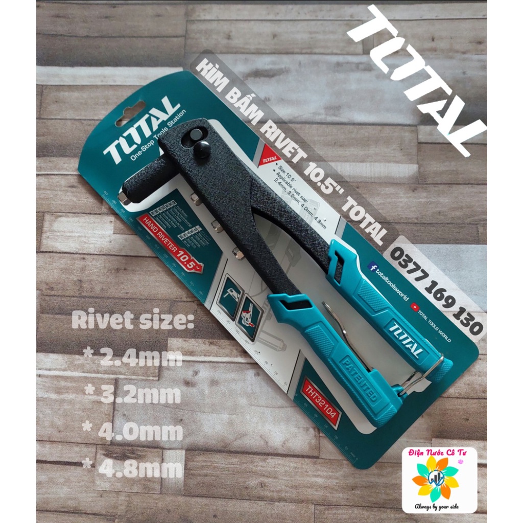 Kìm cắt cao cấp thép CR-V 7inch Total THT230706