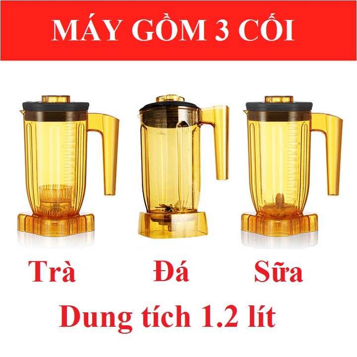 Máy trộn trà đa năng 3 cối